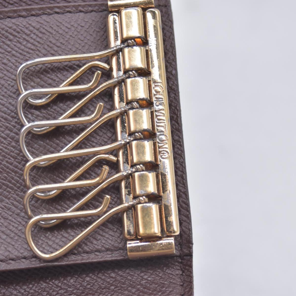 $395 2004 Louis Vuitton Damier Ebene Multicles 6 Key Holder CT0014 CONSIGNMENT 10021148