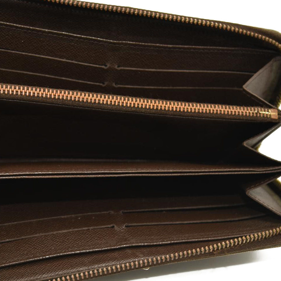 Louis Vuitton  Damier Ebene Zippy Wallet CA4049