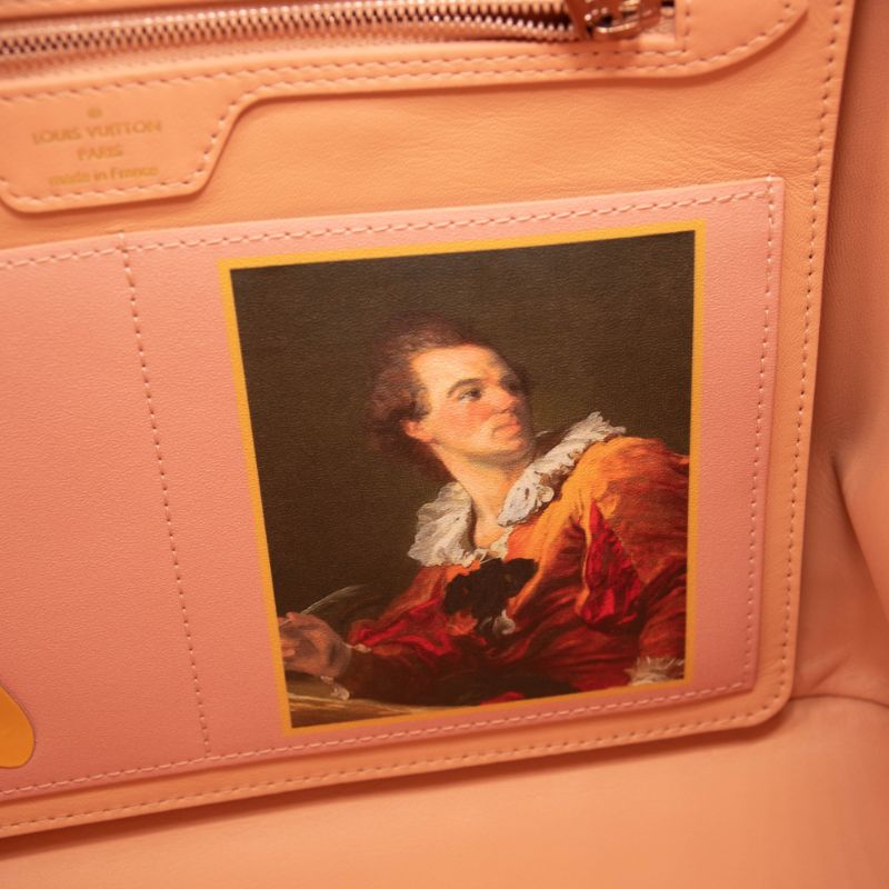 Louis Vuitton Masters Fragonard Neverfull MM Tote Pink