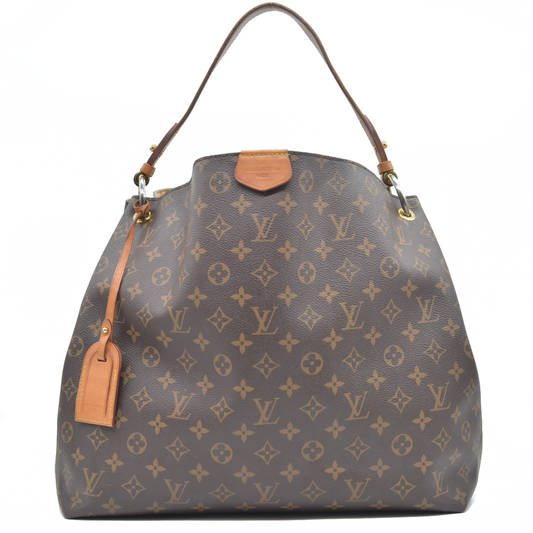 AUCTION $2120 Louis Vuitton  Monogram Graceful MM TX0199