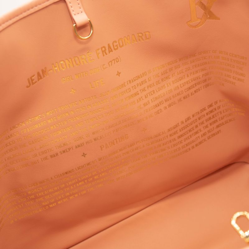 Louis Vuitton Masters Fragonard Neverfull MM Tote Pink