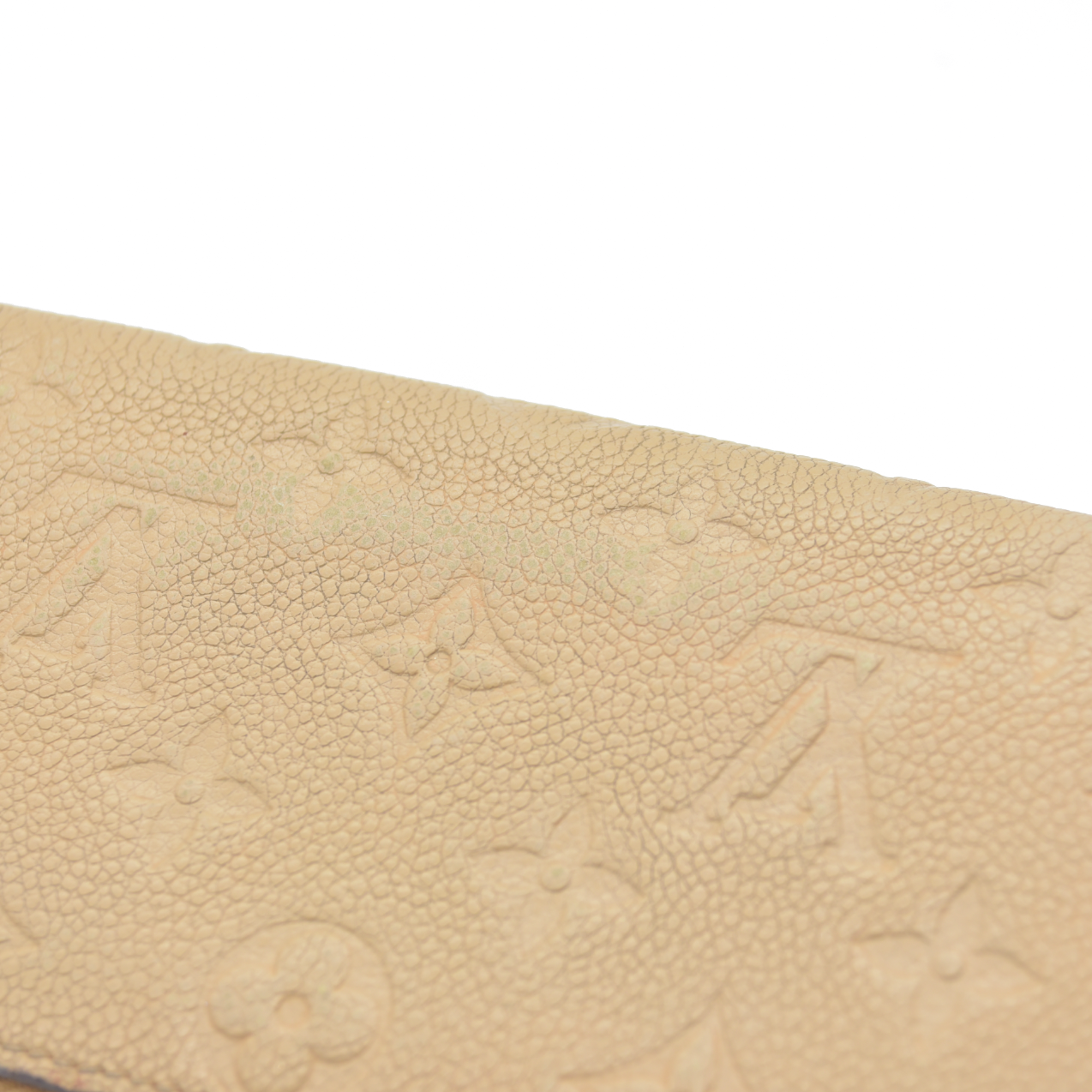 $840 2015 LOUIS VUITTON Monogram Empreinte Clemence Zippy Wallet SP0175