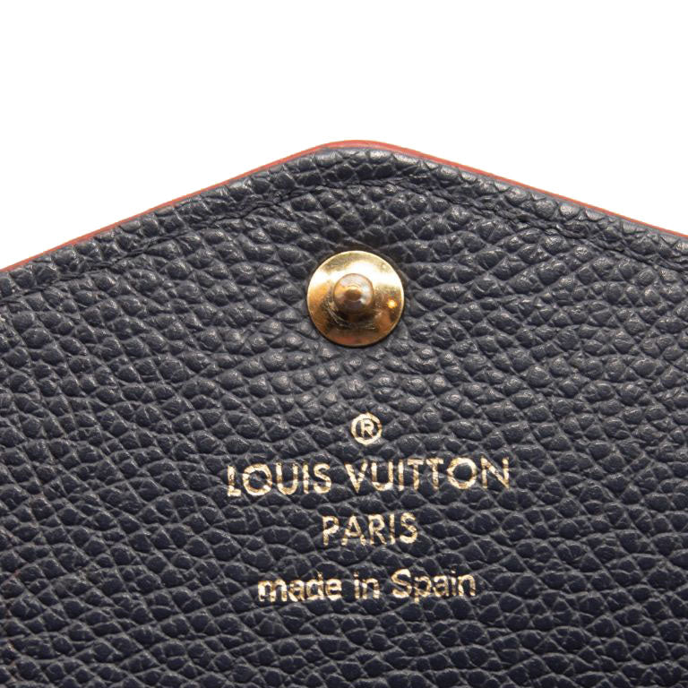 LOUIS VUITTON Empreinte Sarah Wallet NM Marine Rouge