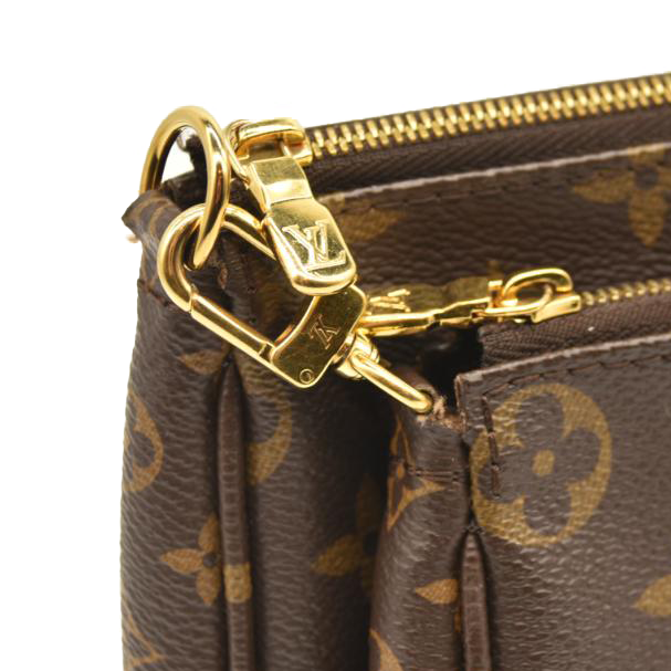 LOUIS VUITTON Monogram Multi Pochette Accessories Kaki CA0221