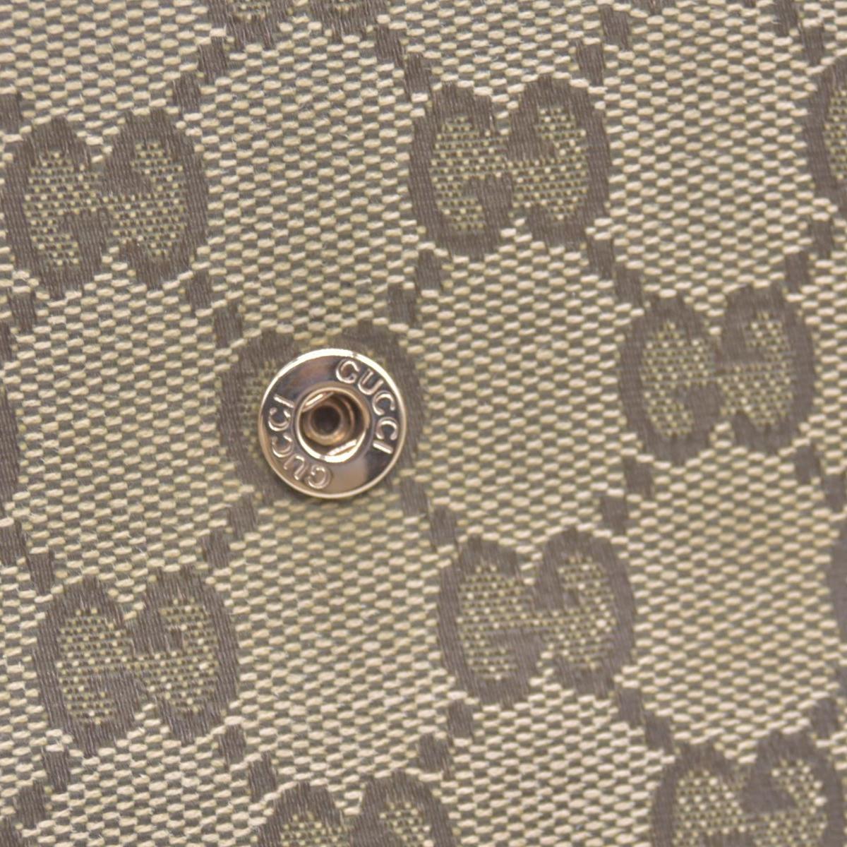 $595 Gucci Beige Green GG Canvas Web Continental Wallet CONSIGNMENT 10021150