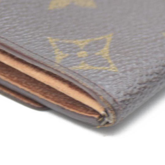 LOUIS VUITTON Monogram Plat Bifold Wallet Coin Case