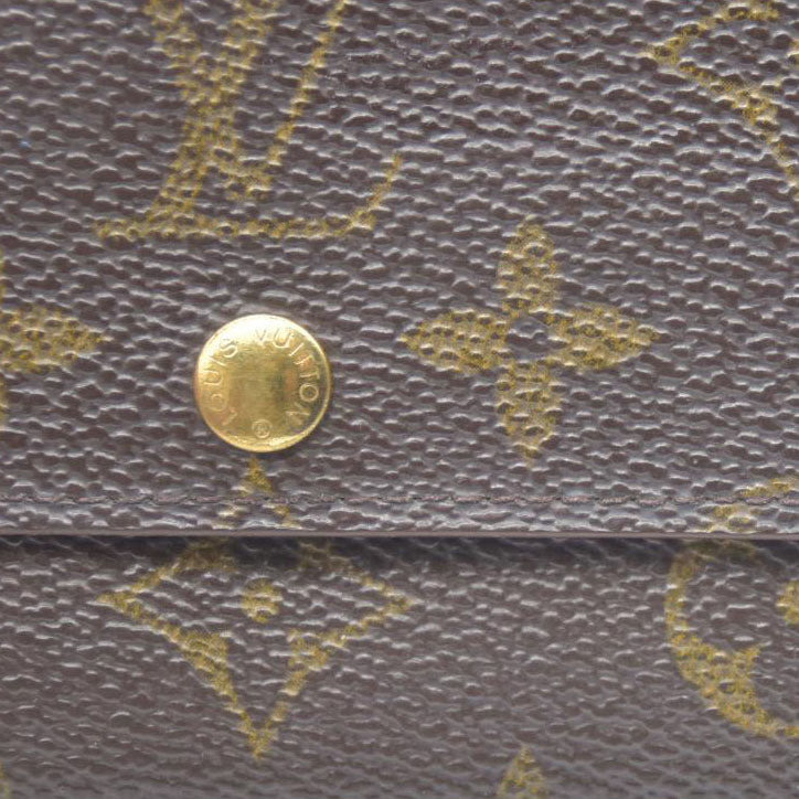 LOUIS VUITTON Monogram Plat Bifold Wallet Coin Case