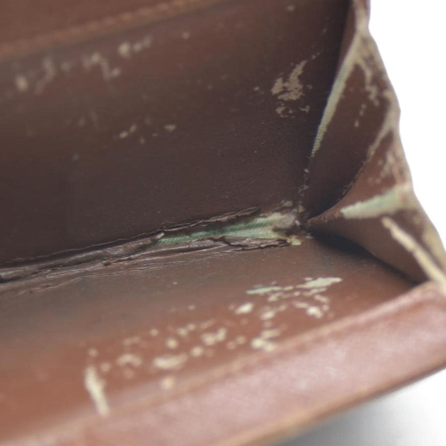 LOUIS VUITTON Monogram Plat Bifold Wallet Coin Case