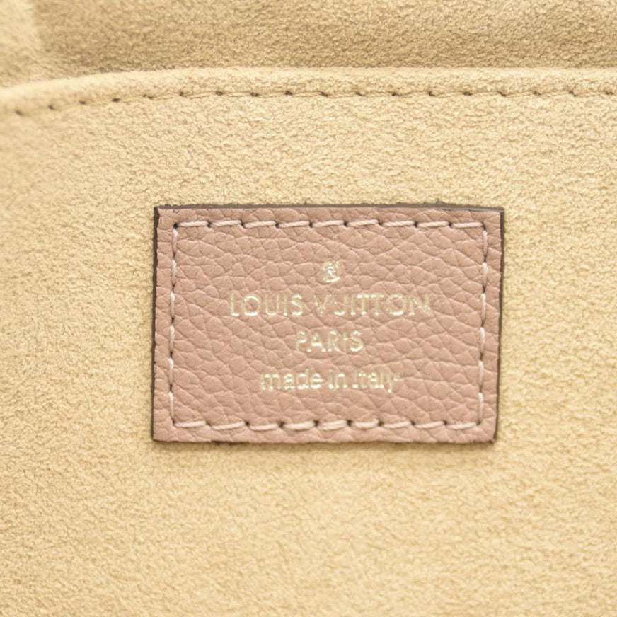 LOUIS VUITTON Taurillon Pochette Jour PM Beige