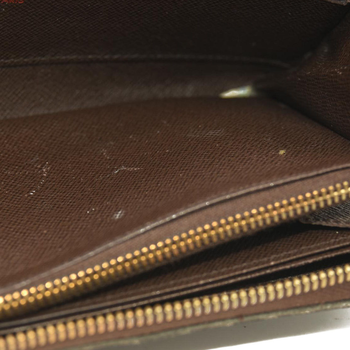 Louis Vuitton  Damier Ebene Zippy Wallet SD1103