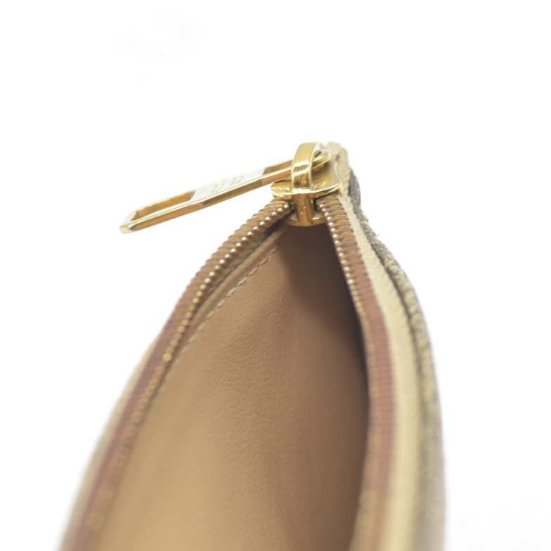 2015 SP0175 Louis Vuitton Empreinte Dune Zipper Pouch Beige Leather