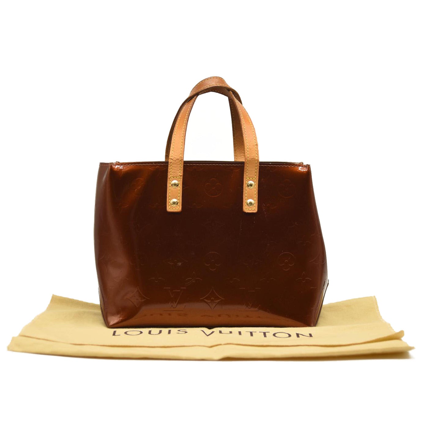 LOUIS VUITTON Vernis Reade PM Bronze