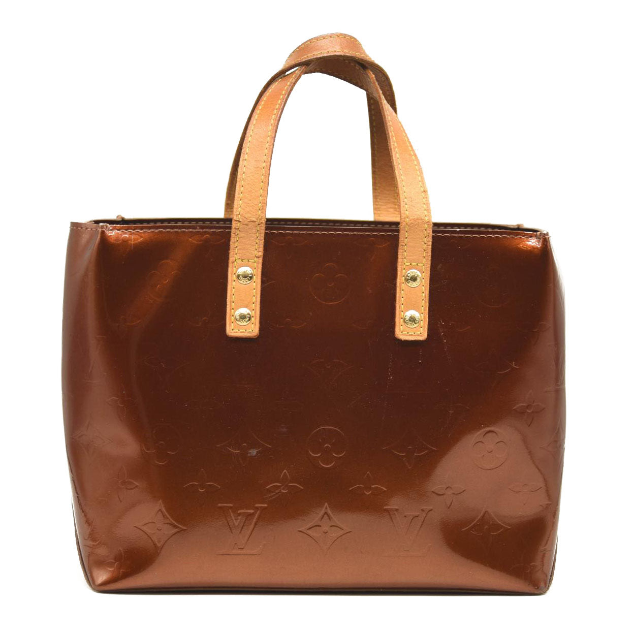 LOUIS VUITTON Vernis Reade PM Bronze