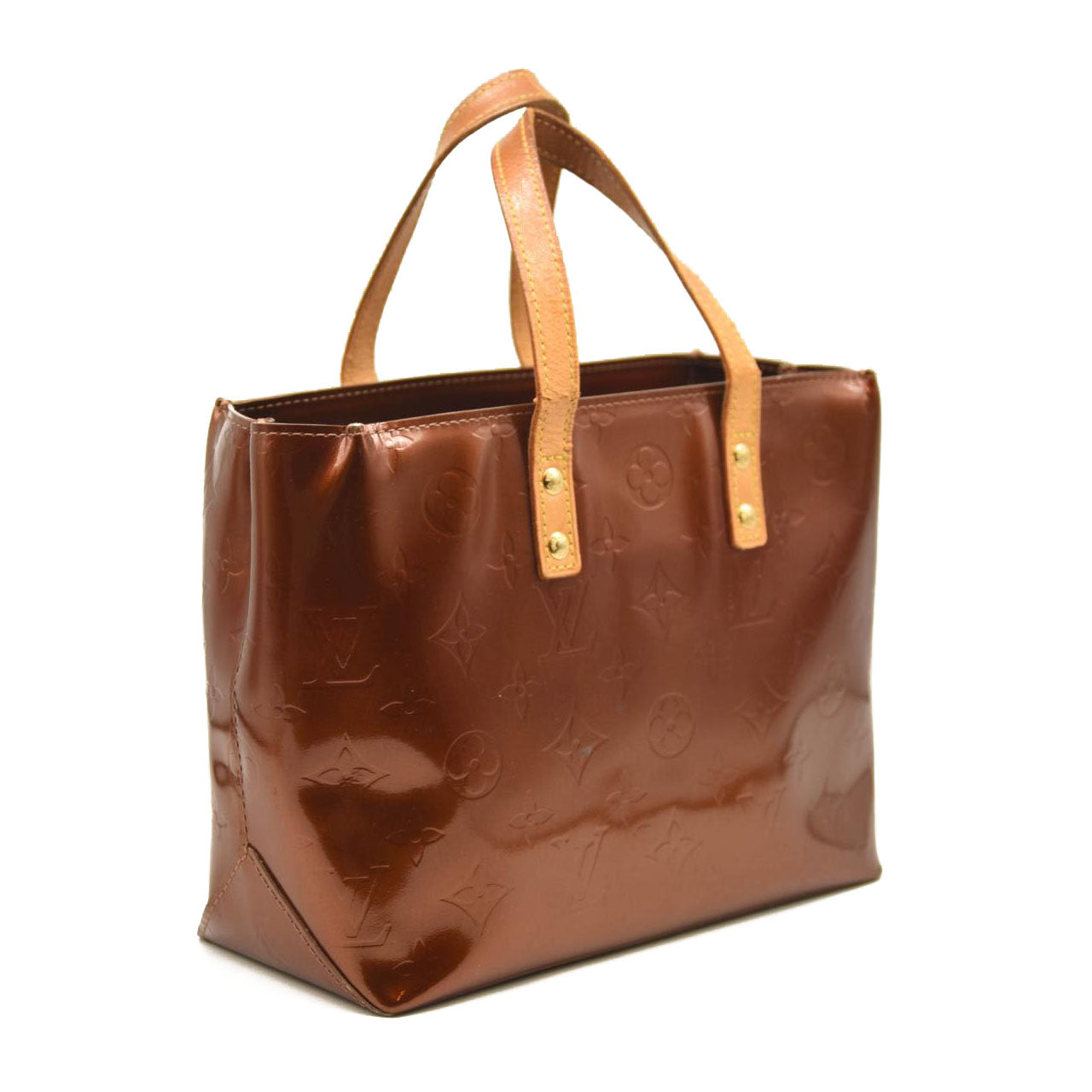 LOUIS VUITTON Vernis Reade PM Bronze