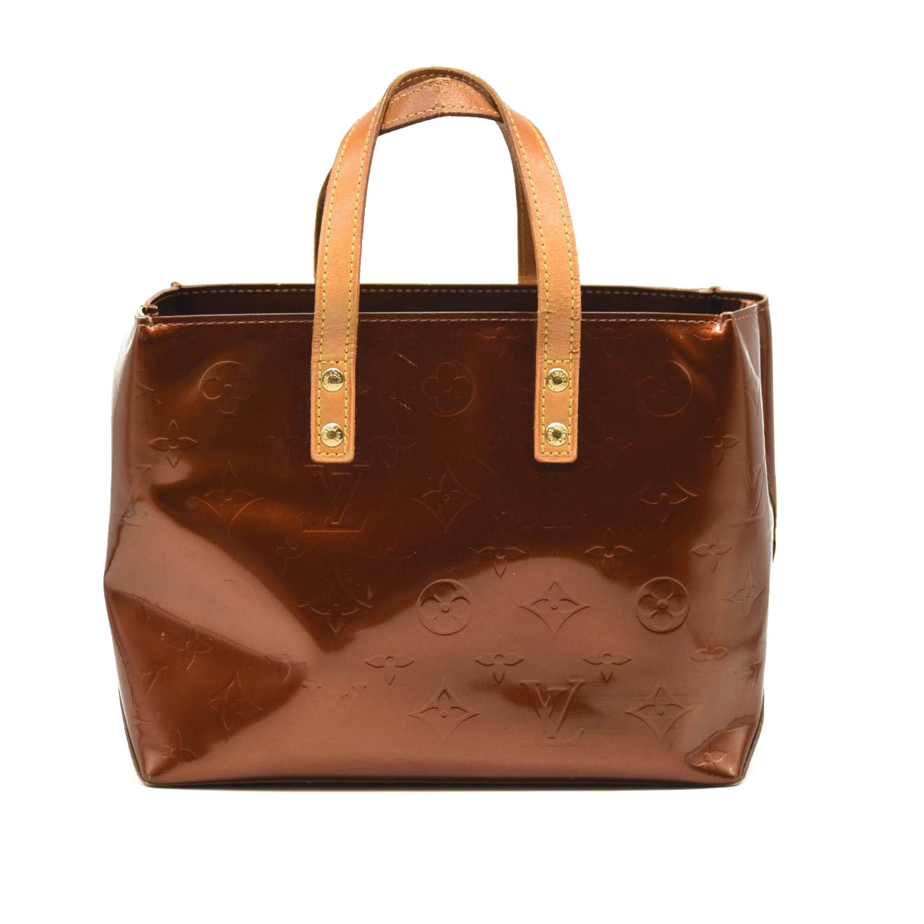 LOUIS VUITTON Vernis Reade PM Bronze