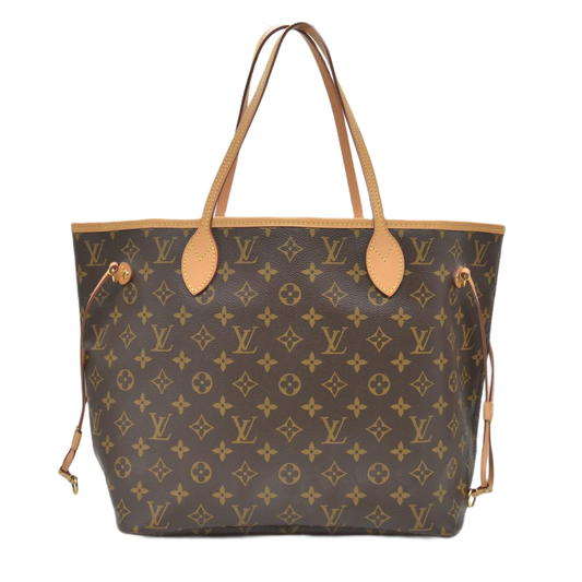 $2240 Louis Vuitton Monogram Neo Neverfull MM Rose Ballerine