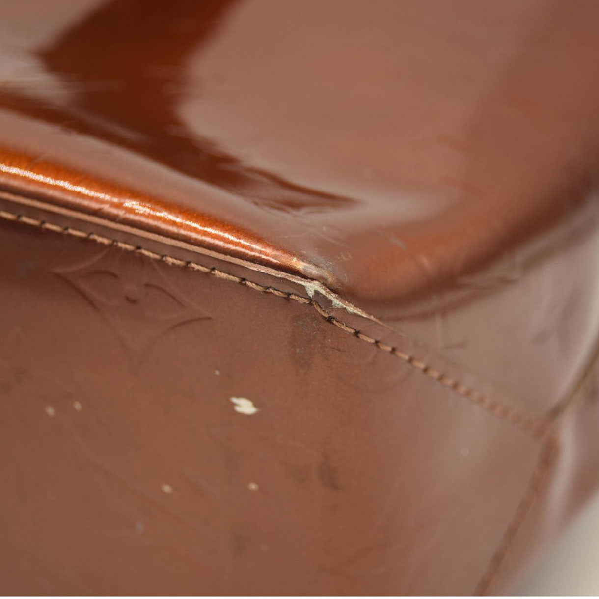 LOUIS VUITTON Vernis Reade PM Bronze