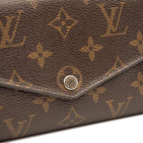 Louis Vuitton Monogram Sarah Wallet NM Brown France