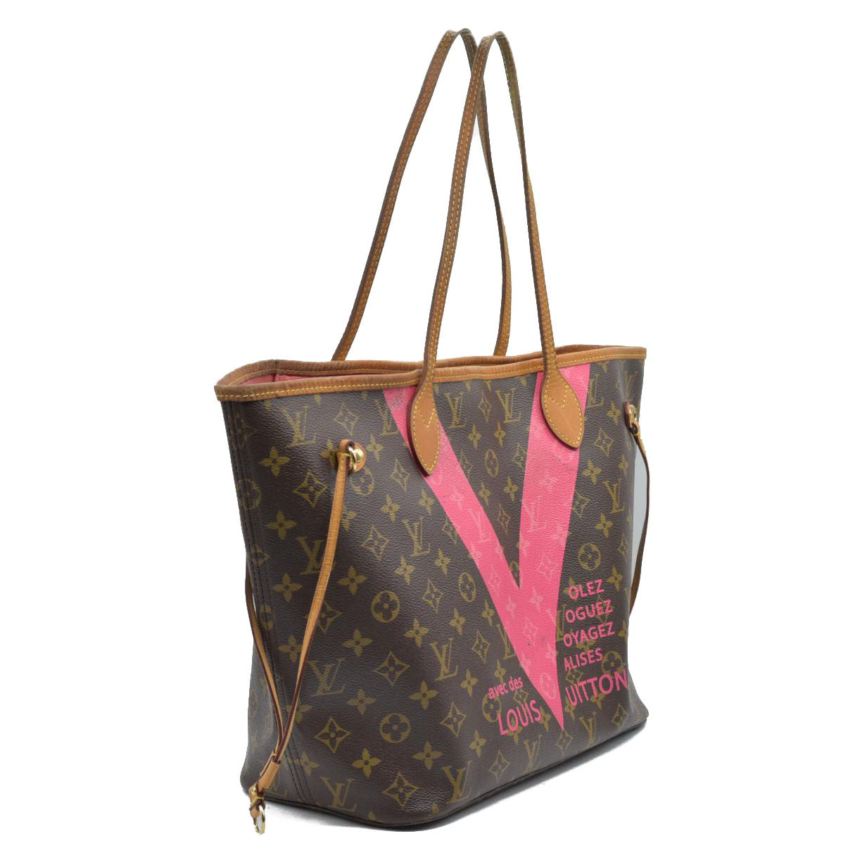 $2030 Louis Vuitton Monogram V Neverfull MM Grenade