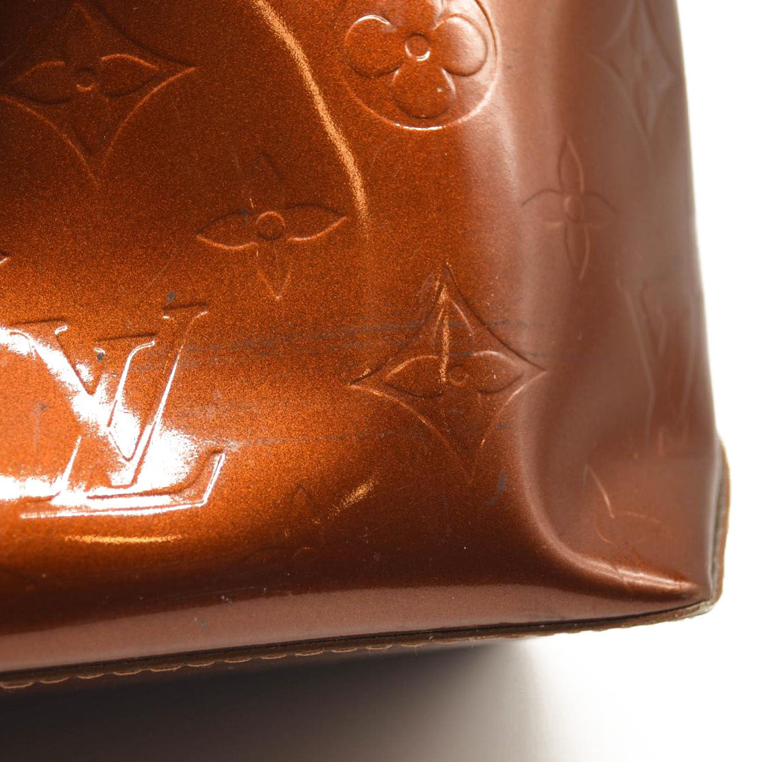 LOUIS VUITTON Vernis Reade PM Bronze