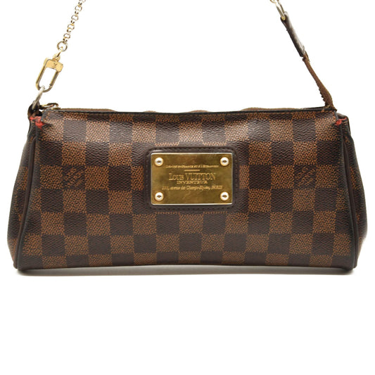 LOUIS VUITTON Damier Ebene Eva Clutch