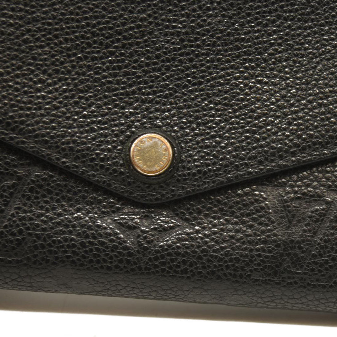 Louis Vuitton  Empreinte Sarah Wallet NM Black CA0020