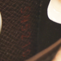 Louis Vuitton  Damier Ebene Zippy Coin Purse SN5210