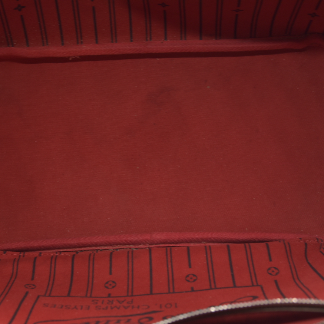 $2170 Louis Vuitton Damier Ebene Neverfull MM CA3140 2010