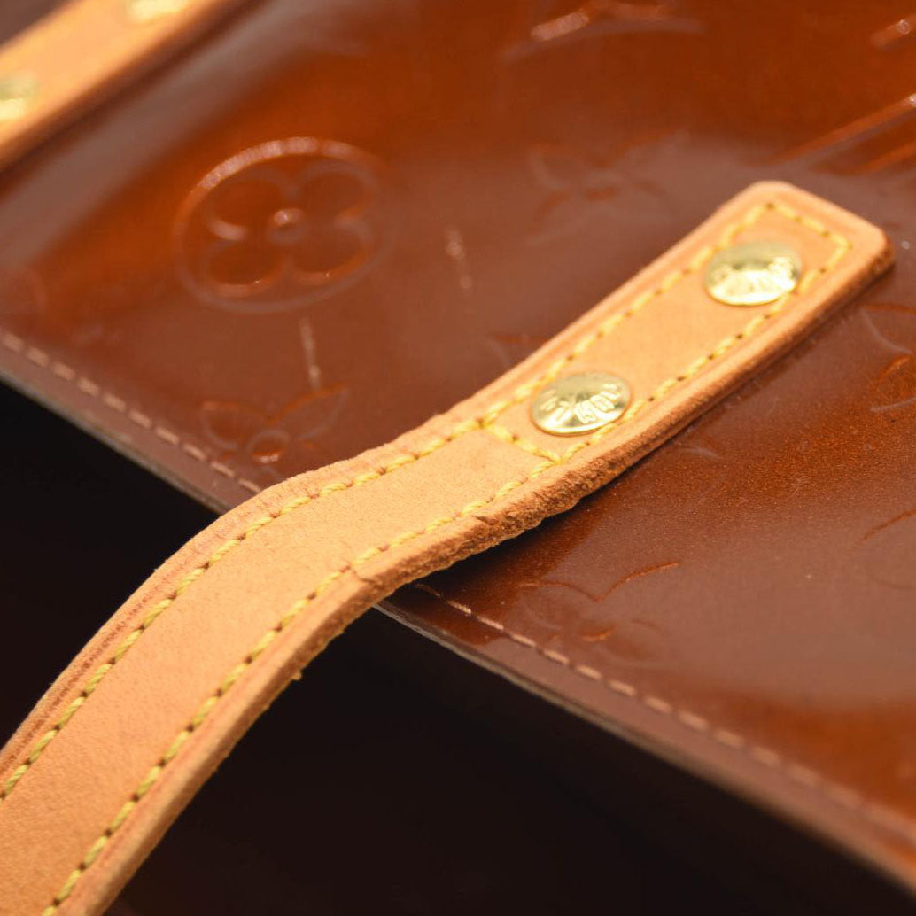 LOUIS VUITTON Vernis Reade PM Bronze