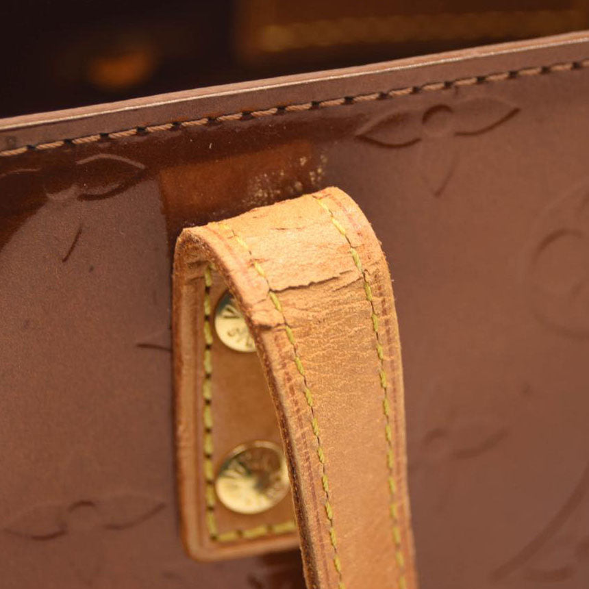 LOUIS VUITTON Vernis Reade PM Bronze