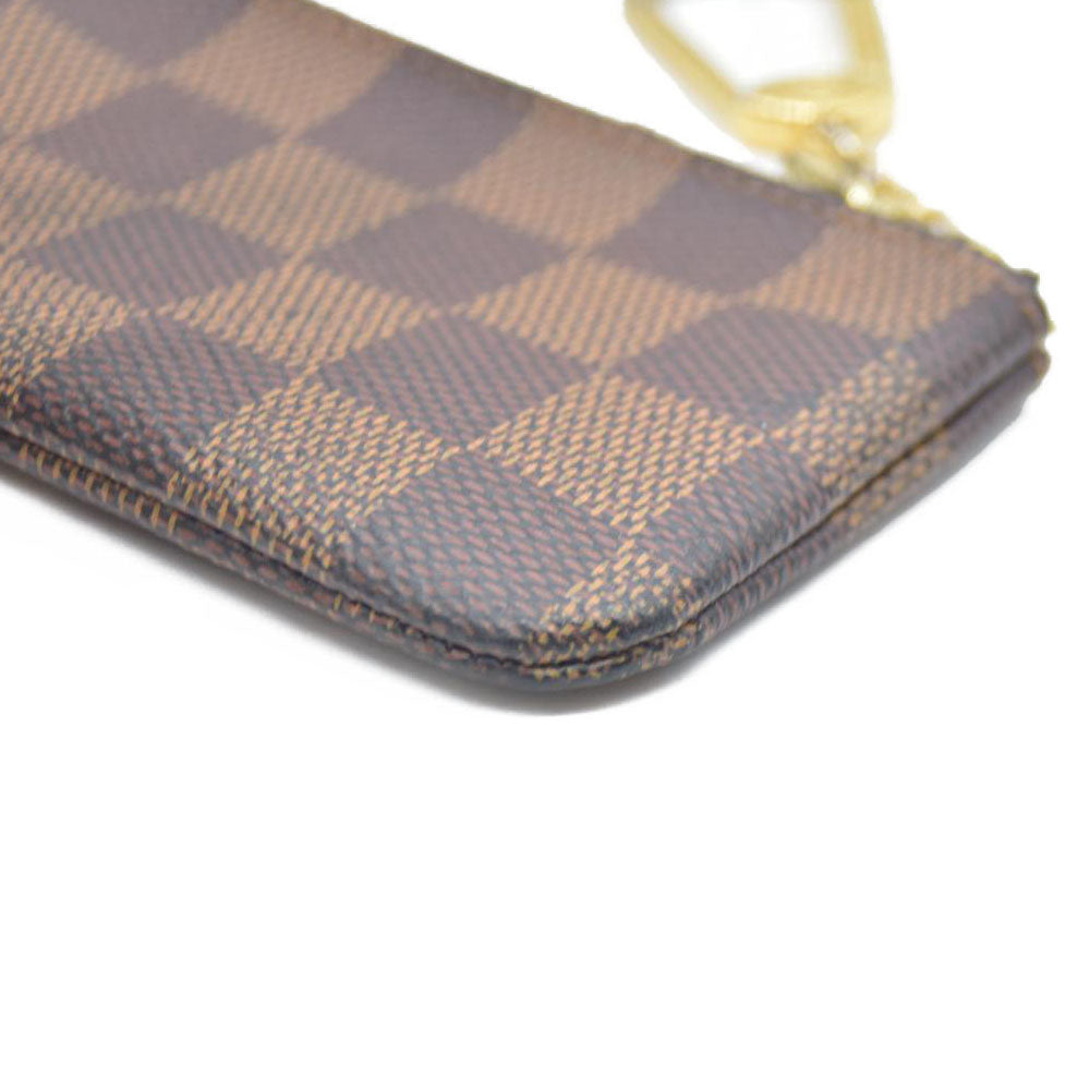 LOUIS VUITTON Damier Ebene Coin Purse Key Pochette Cles CT2243 AUCTION $345