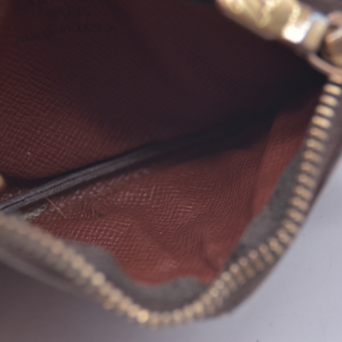 $355 Louis Vuitton Monogram Key Pouch MADE IN USA