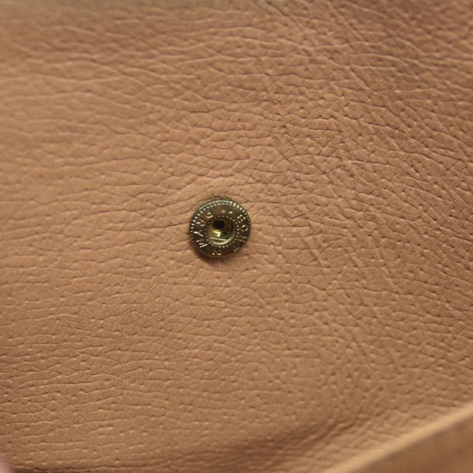 $880 Gucci GG Sherry Line PVC Leather Pouch Clutch Bag