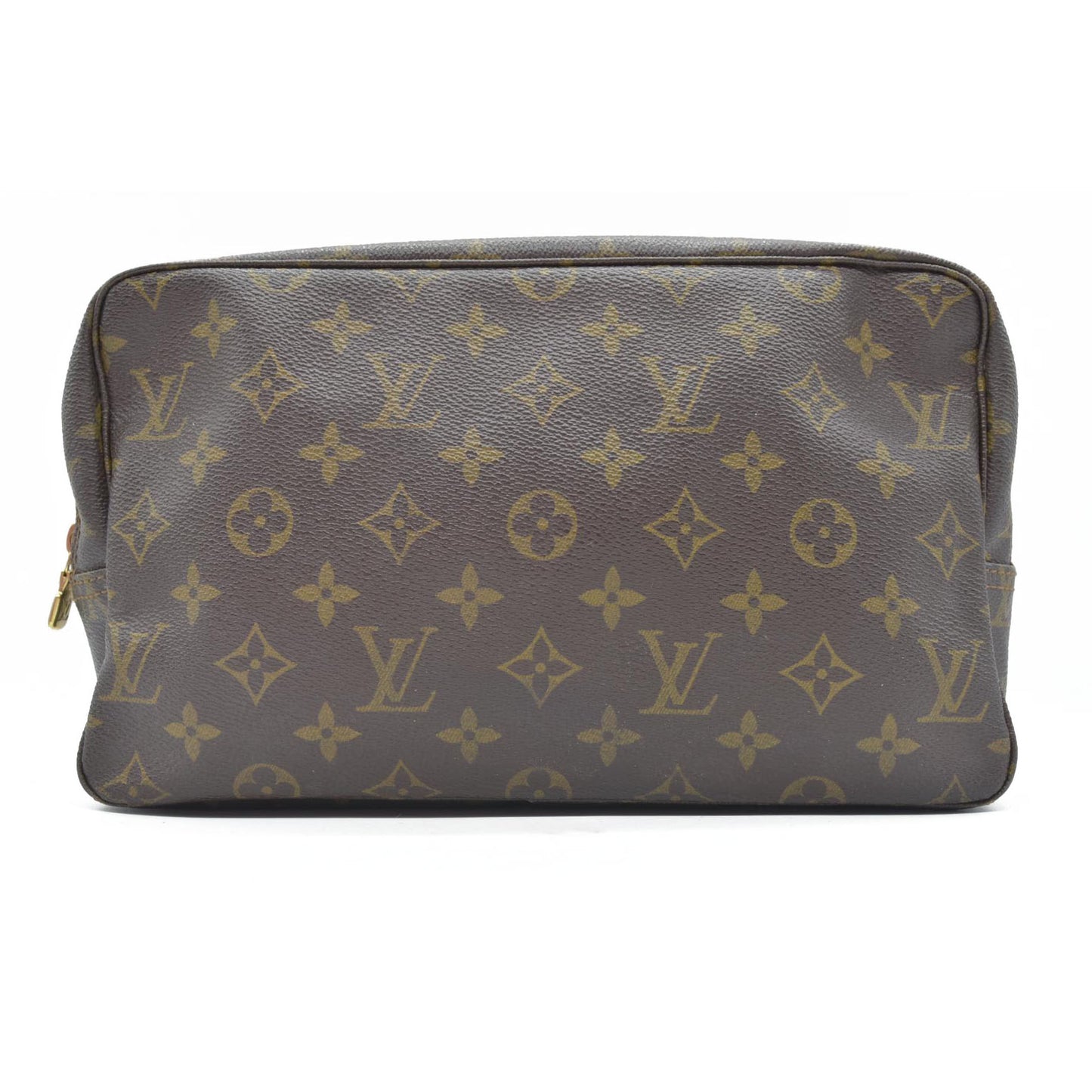 $675 Louis Vuitton Monogram Trousse Toilette 28 Clutch Pouch Bag 831