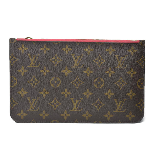 $2030 Louis Vuitton Monogram V Neverfull MM Grenade Pochette