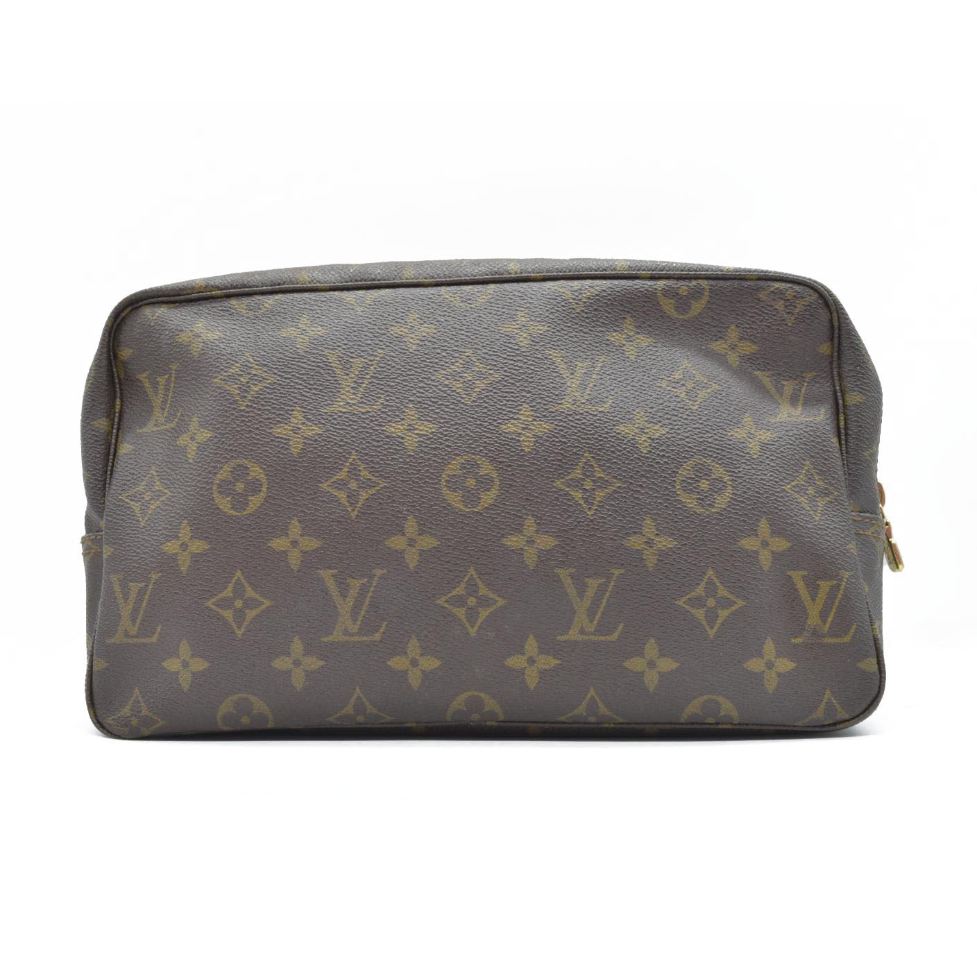 $675 Louis Vuitton Monogram Trousse Toilette 28 Clutch Pouch Bag 831