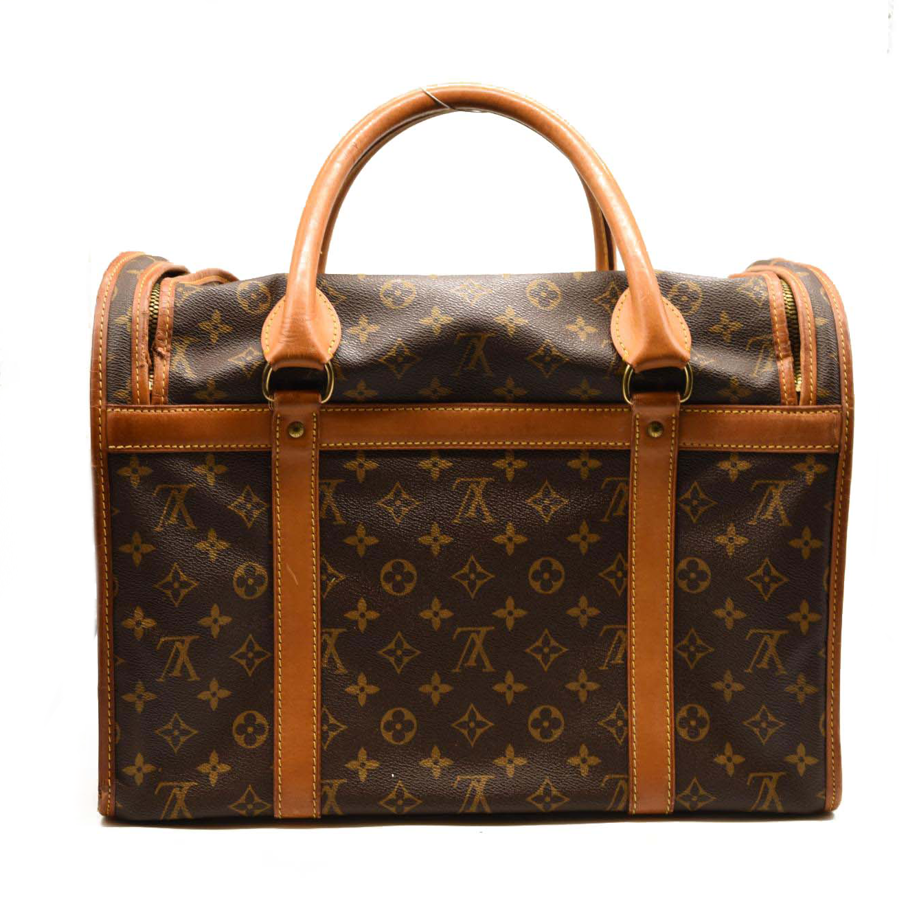 LOUIS VUITTON Monogram Sac Chien 40 Pet Carrier