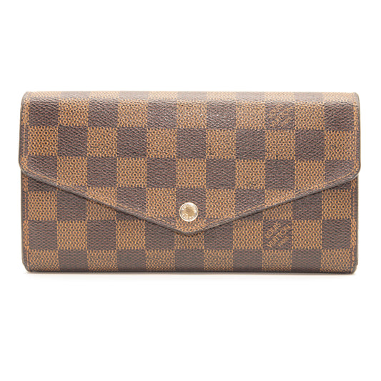 Louis Vuitton Damier Ebene Sarah Wallet NM CA4114