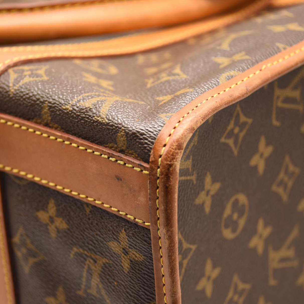 LOUIS VUITTON Monogram Sac Chien 40 Pet Carrier