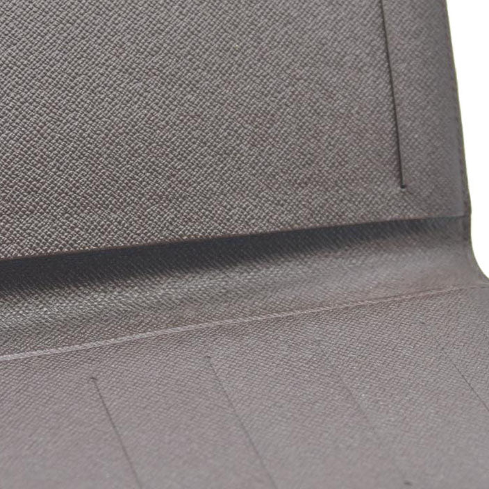 Louis Vuitton Damier Agenda De Poche Pocket Notebook Cover Brown MI1918