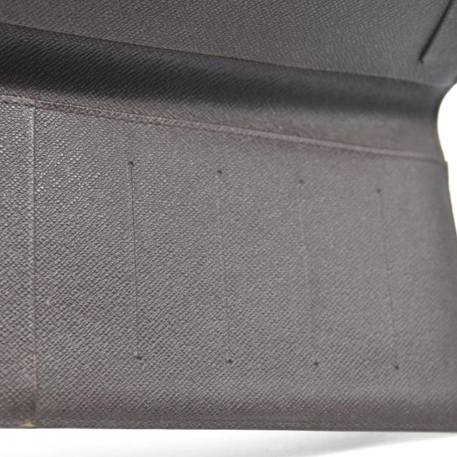 Louis Vuitton Damier Agenda De Poche Pocket Notebook Cover Brown MI1918