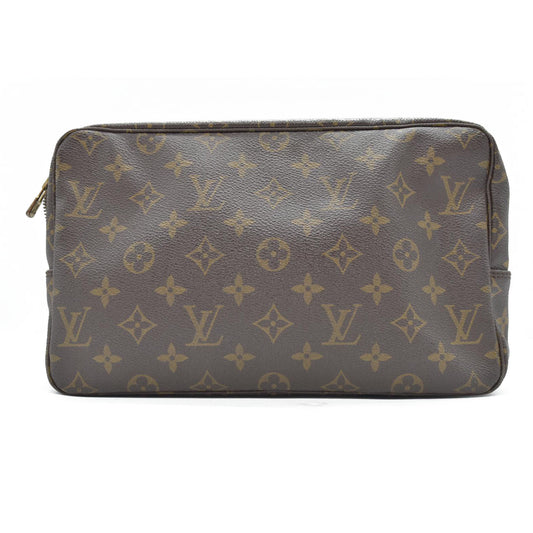 $600 Louis Vuitton Monogram Trousse Toilette 28 Clutch Pouch Bag 863TH