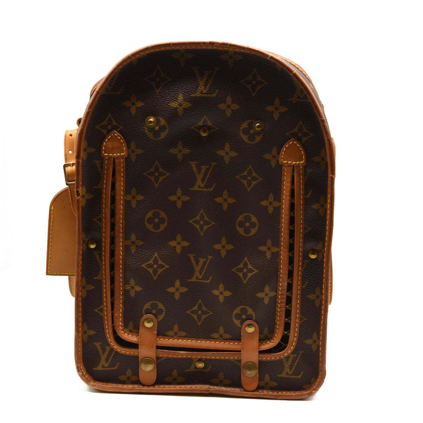 LOUIS VUITTON Monogram Sac Chien 40 Pet Carrier