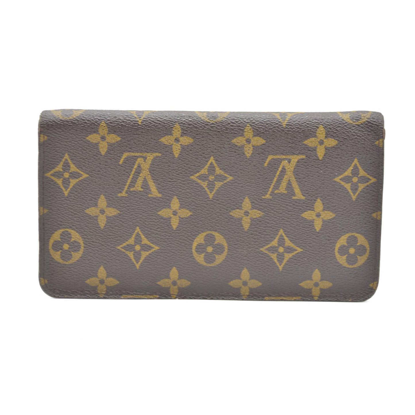 LOUIS VUITTON Monogram Porte Monnaie Zip Around Long Wallet CA1918