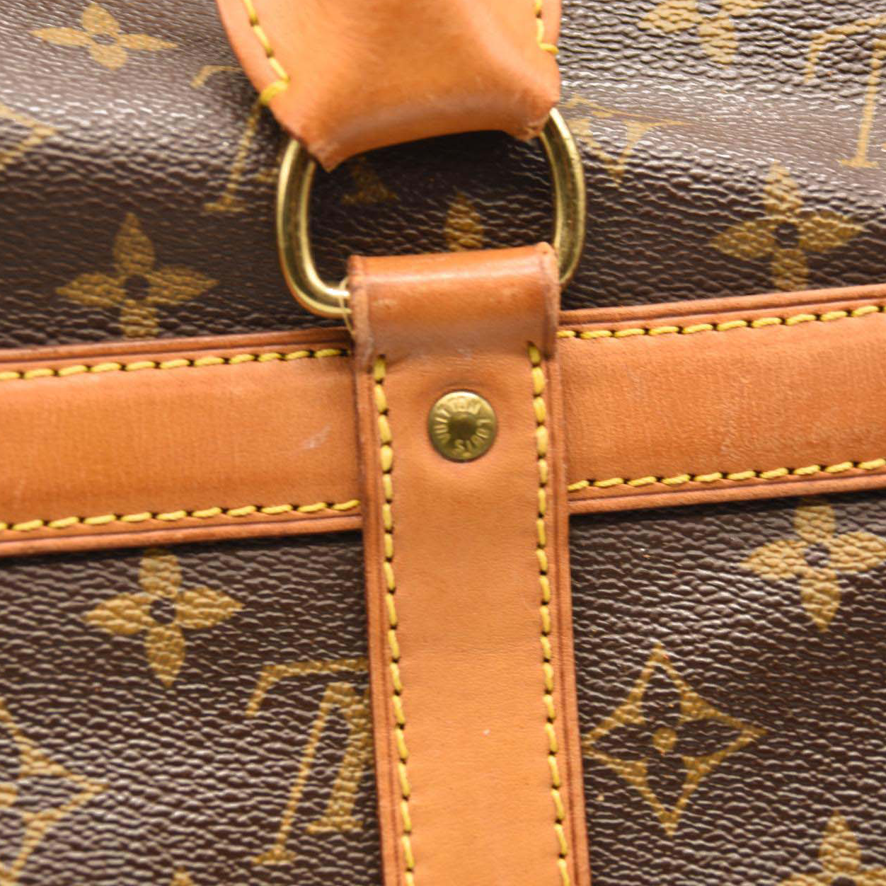 LOUIS VUITTON Monogram Sac Chien 40 Pet Carrier