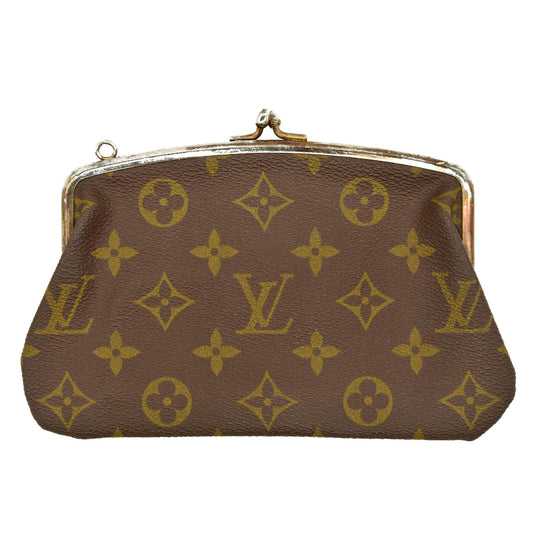 Louis Vuitton  Monogram Kisslock Coin Purse