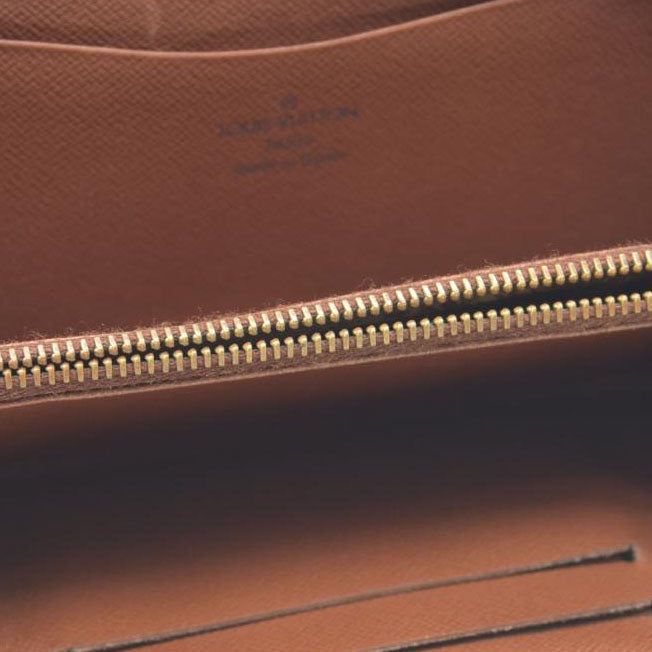 LOUIS VUITTON Monogram Porte Monnaie Zip Around Long Wallet CA1918