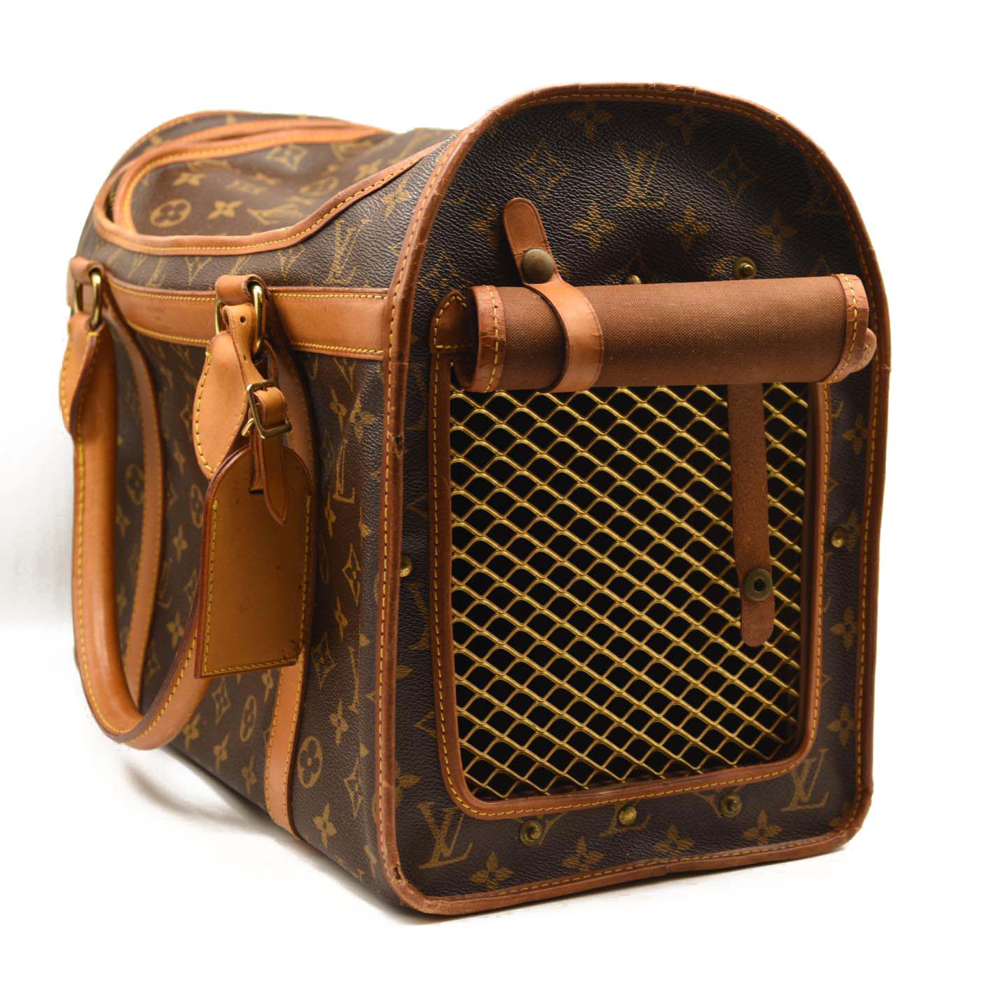 LOUIS VUITTON Monogram Sac Chien 40 Pet Carrier