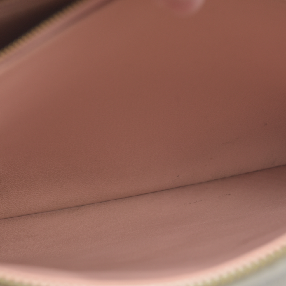 $5100 Louis Vuitton Lambskin Embossed Monogram Coussin PM Natural Creme 2023