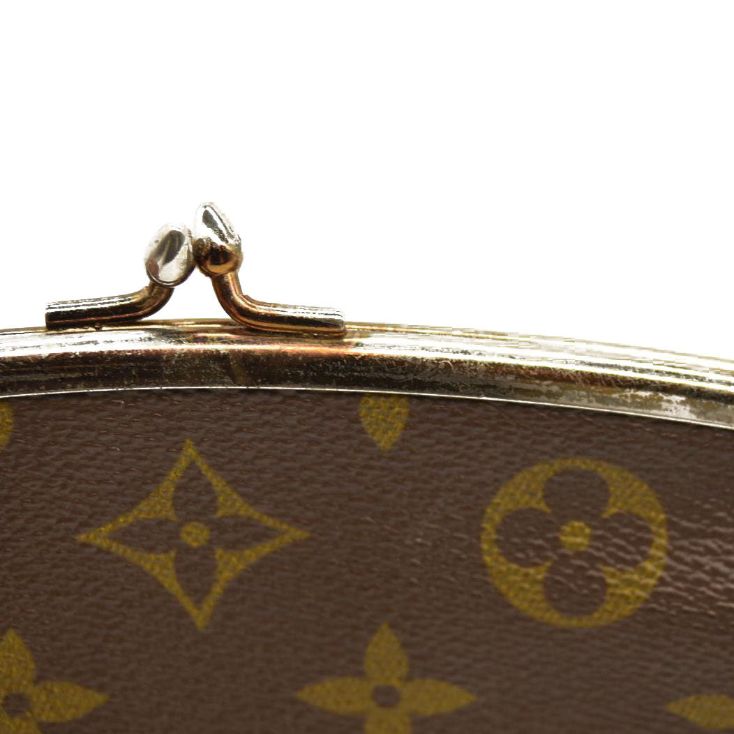 Louis Vuitton  Monogram Kisslock Coin Purse